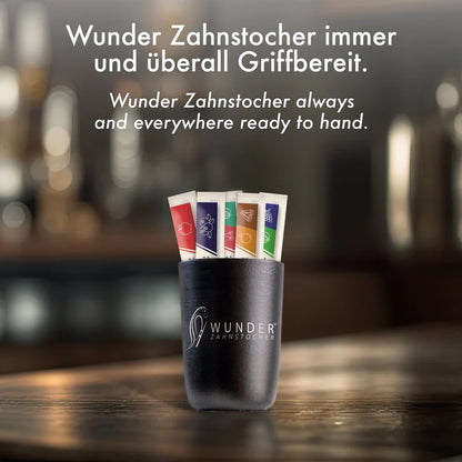Aluminum cup for miracle toothpicks