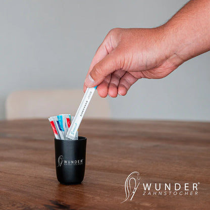 Aluminum cup for miracle toothpicks