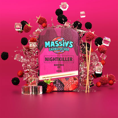 Massiv's Zahnstocher - Metalldose